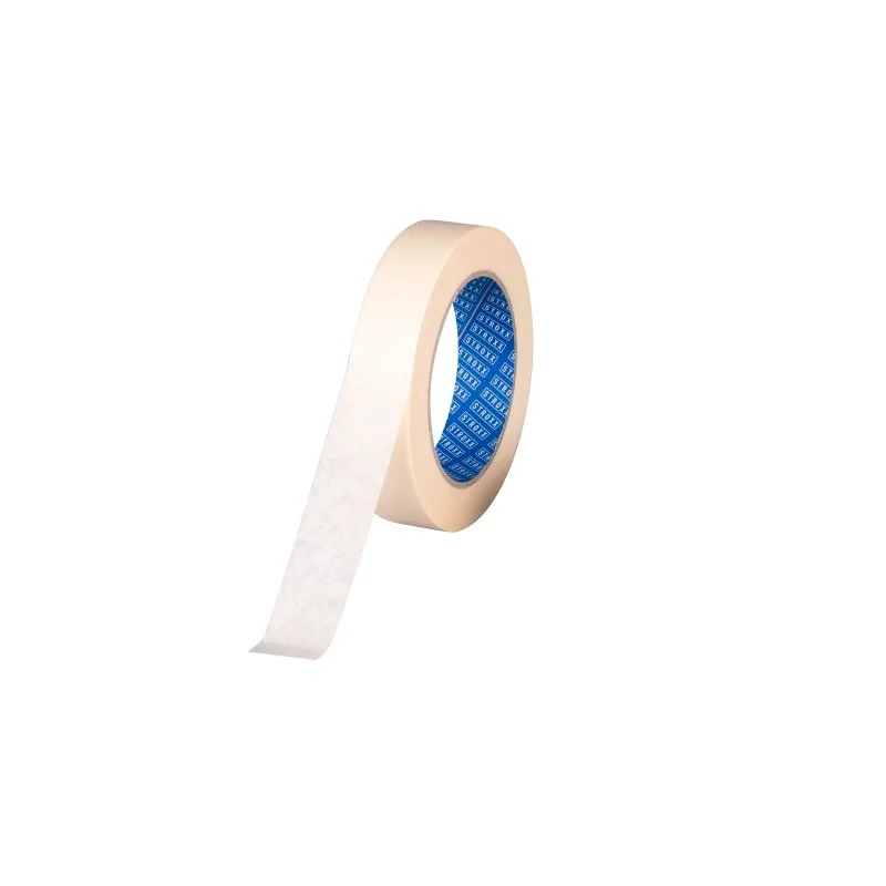 Banda de mascare, STROXX, culoare alba, latime 24 mm, lungime 50 metri
