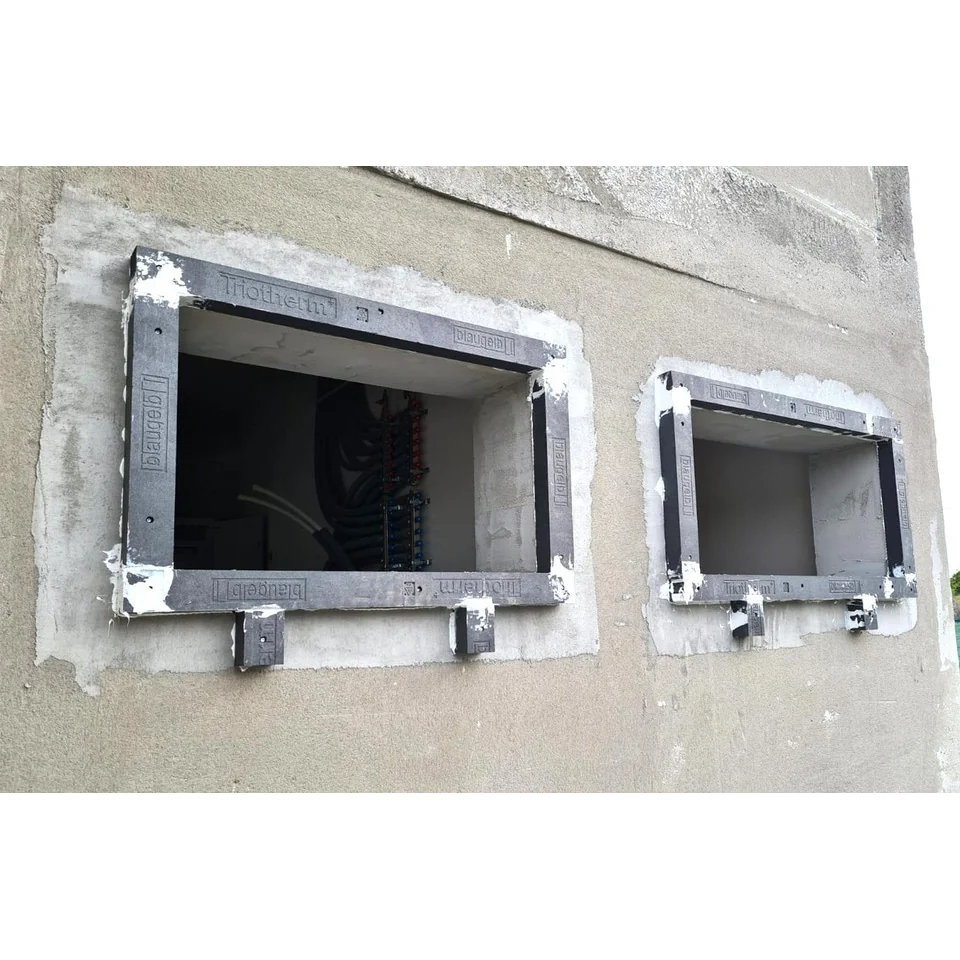 Profil precadre din polistiren expandat cu densitate ridicata blaugelb Triotherm+, 200 x 85 x 1175 mm