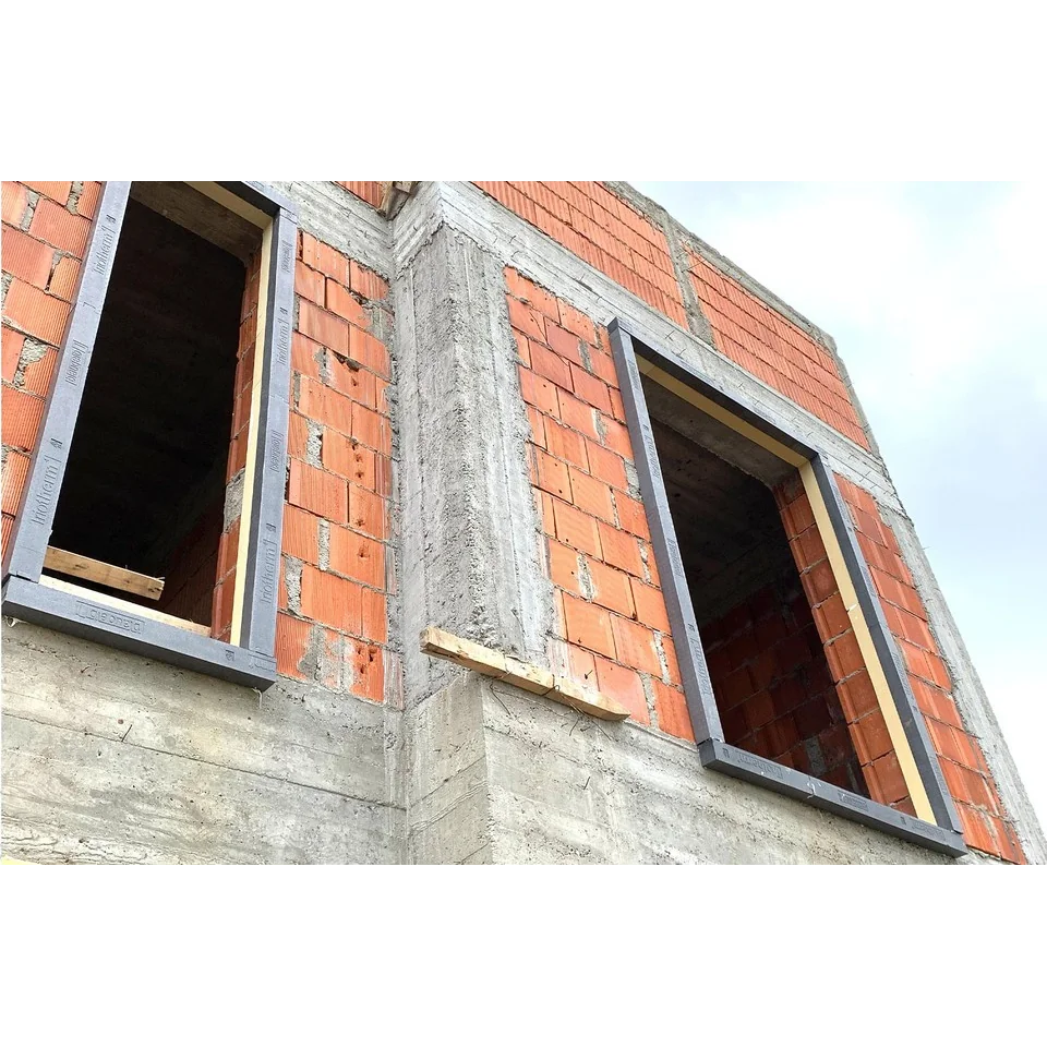 Profil precadre din polistiren expandat cu densitate ridicata blaugelb Triotherm+, 230 x 85 x 1175 mm