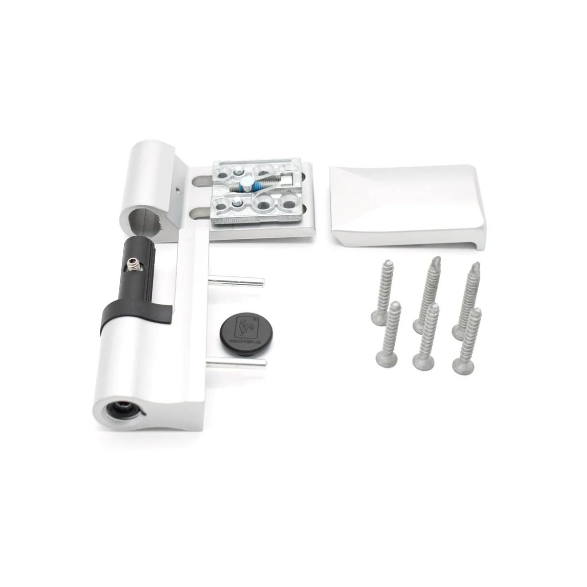 Balama usa termopan Dr. Hahn, KT-V 6R, usi din PVC, inaltime cercevea 15-20 mm, reglabil 3D, max 160 kg, culoare argintiu F1 P