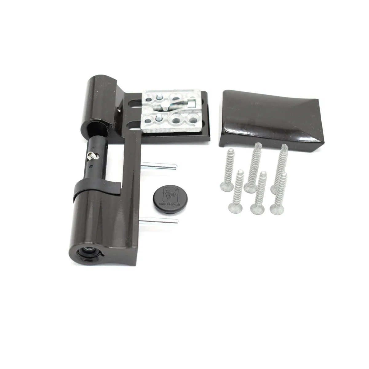 Balama usa termopan, Dr Hahn, KT-V 6R, pt usi PVC, inaltime cercevea 18-23 mm, reglabil 3D, max 160 kg, culoare maro RAL 8077