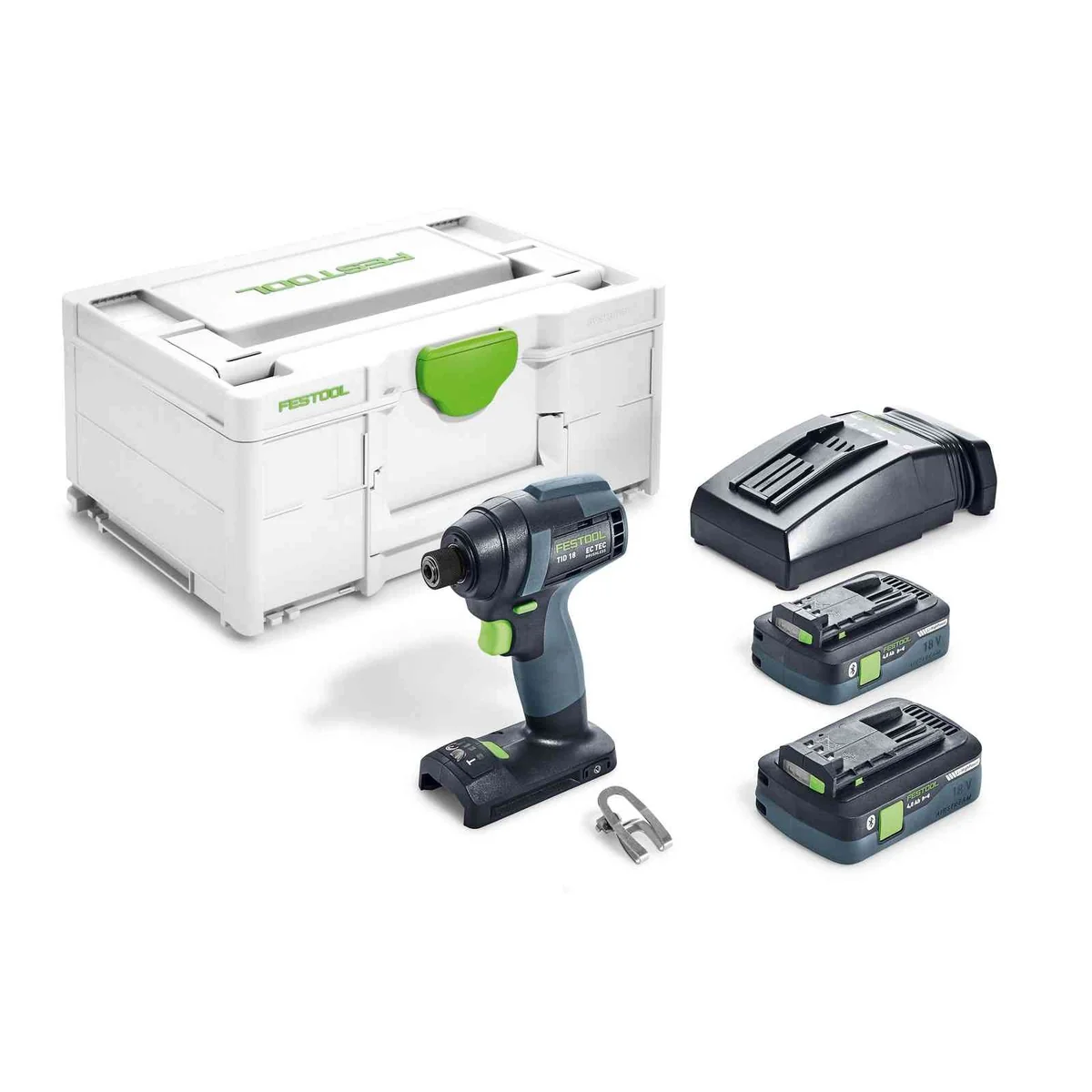 Masina de insurubat cu impact Festool cu 2 acumulatori 18 volti, incarcator, in cutie Systainer (577191)