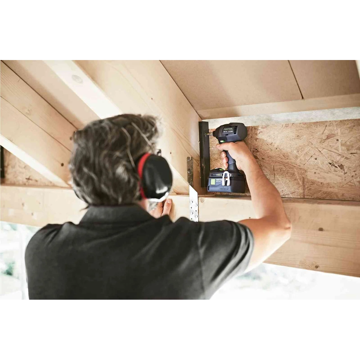 Masina de insurubat cu impact Festool cu 2 acumulatori 18 volti, incarcator, in cutie Systainer (577191)