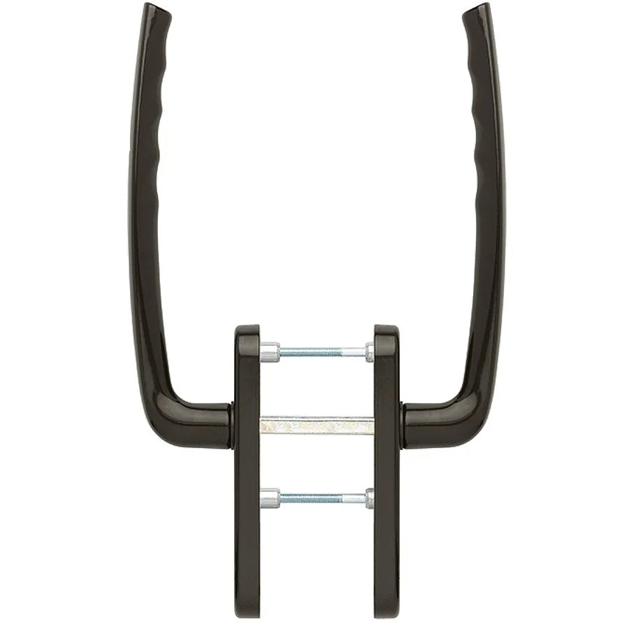 Maner simetric pentru ferestre usi culisante, Hoppe, cu sild pentru cilindru culoare maro