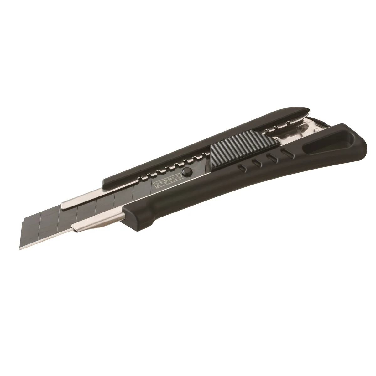 Cutter din PVC STROXX, latime lama 18 mm, culoare negru